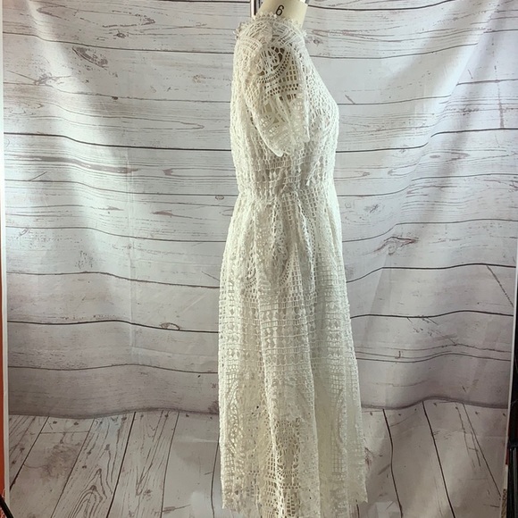 OLIVIA self portrait type lace lined midi dress - Picture 4 of 11